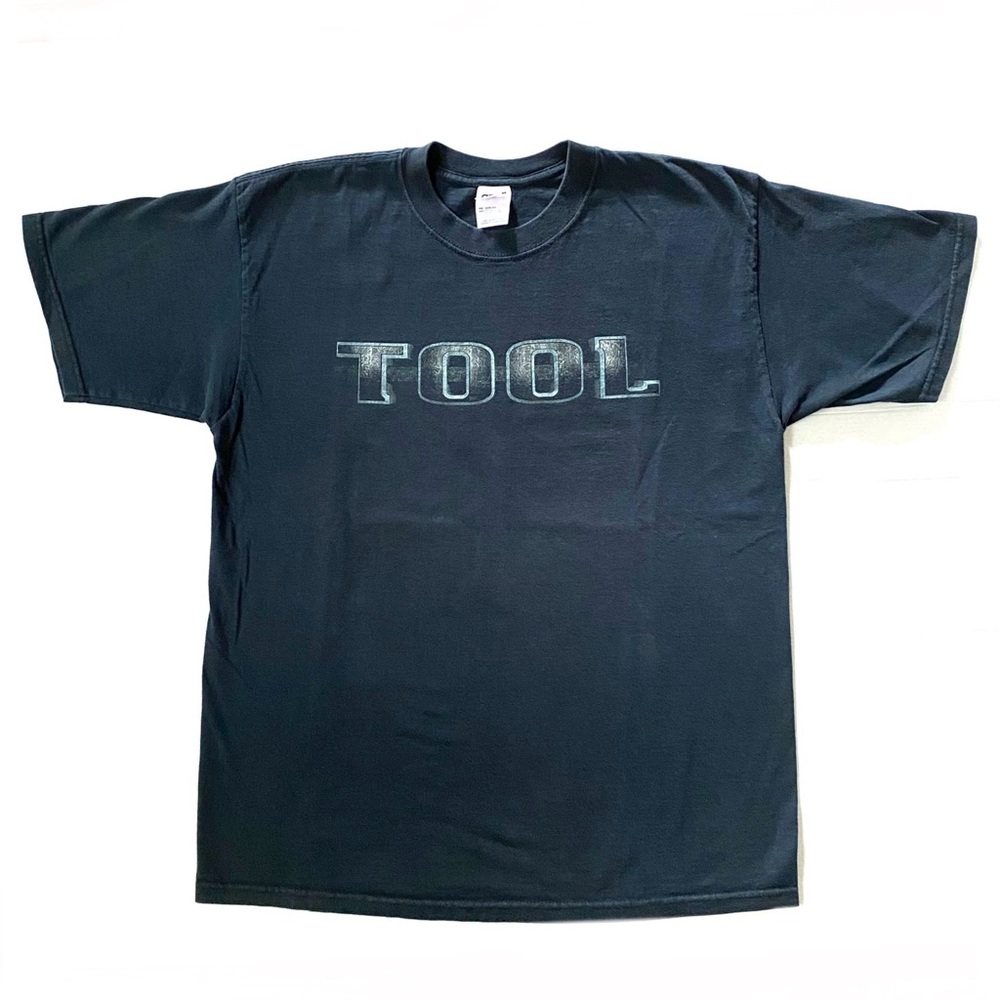 Tool Band Salival Skeleton Hands Black T-Shirt Tee Size Large Metal Music Anvil